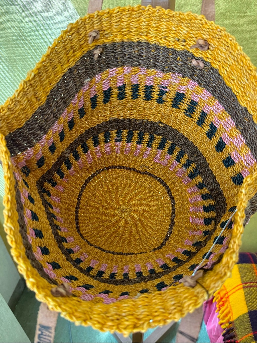 Hand Woven Jute Bag - Picture 4 of 5